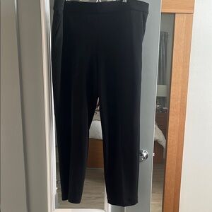 Kasper Black Straight Leg Pants